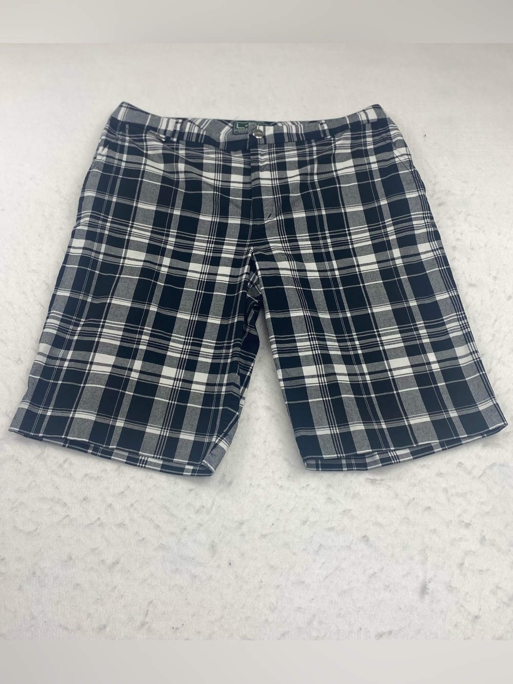 Vintage Lauren Ralph Lauren Plaid Bermuda Shorts Size 12 Golfcore Old Money